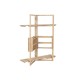 Лавица Home ESPRIT Естествен Дърво манго Дървен MDF 130 x 35 x 160 cm