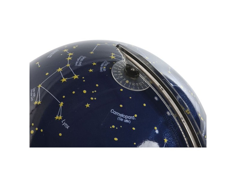 Глобус Home ESPRIT Черен Морско син PVC 21 x 20 x 31 cm