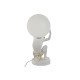 Настолна лампа Home ESPRIT Бял Златен Смола Пластмаса 220 V 14 x 14 x 32 cm