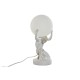 Настолна лампа Home ESPRIT Бял Златен Смола Пластмаса 220 V 14 x 14 x 32 cm