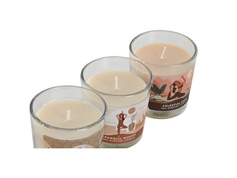 Ароматизирана Свещ Home ESPRIT Град 60 g (3 броя)