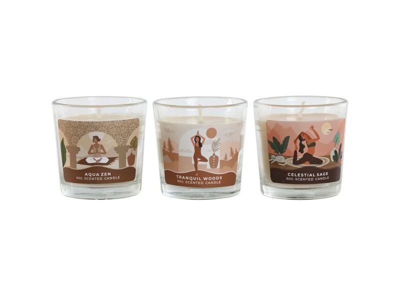 Ароматизирана Свещ Home ESPRIT Град 60 g (3 броя)
