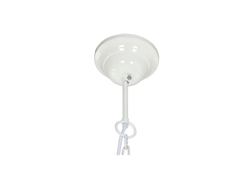 Полилей Home ESPRIT Бял хартия Желязо 50 W 33 x 33 x 26 cm