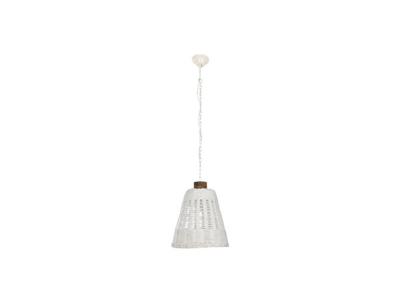 Полилей Home ESPRIT Бял Бамбук Дърво манго 50 W 48 x 48 x 57 cm