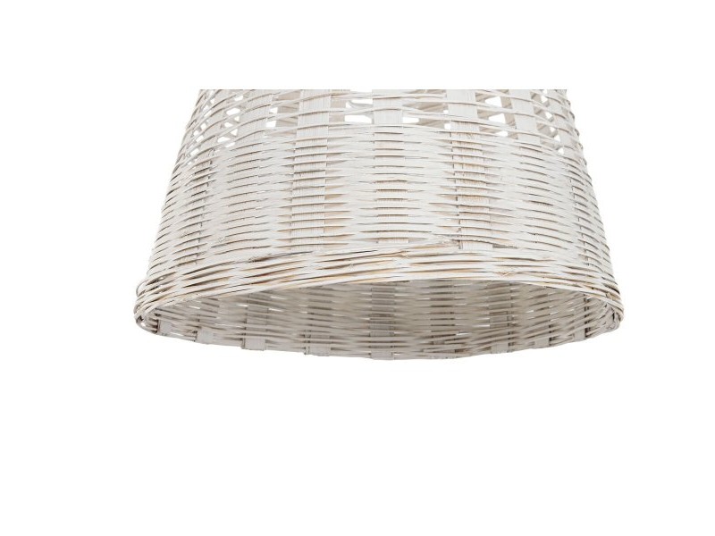 Полилей Home ESPRIT Бял Бамбук Дърво манго 50 W 48 x 48 x 57 cm