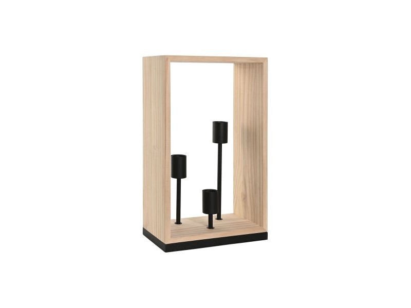 Настолна лампа Home ESPRIT Кафяв Черен Естествен Дървен Желязо Бор 50 W 220 V 30 x 16 x 50 cm Настолна лампа Home ESPRIT Кафяв Черен Естествен Дървен Желязо Бор 50 W 220 V 30 x 16 x 50 cm