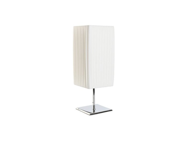 Настолна лампа Home ESPRIT Бял Сребрист полиетилен Желязо 50 W 220 V 15 x 15 x 43 cm
