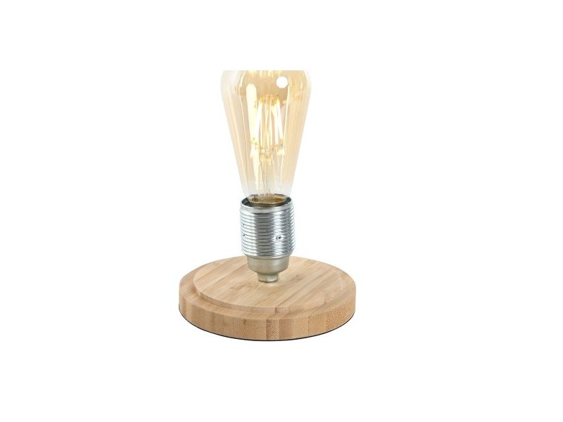 Настолна лампа Home ESPRIT Естествен Бамбук Кристал 50 W 220 V 13 x 13 x 22 cm