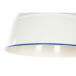 Полилей Home ESPRIT Син Бял Метал 50 W 32,5 x 32,5 x 30 cm
