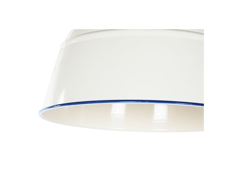 Полилей Home ESPRIT Син Бял Метал 50 W 32,5 x 32,5 x 30 cm
