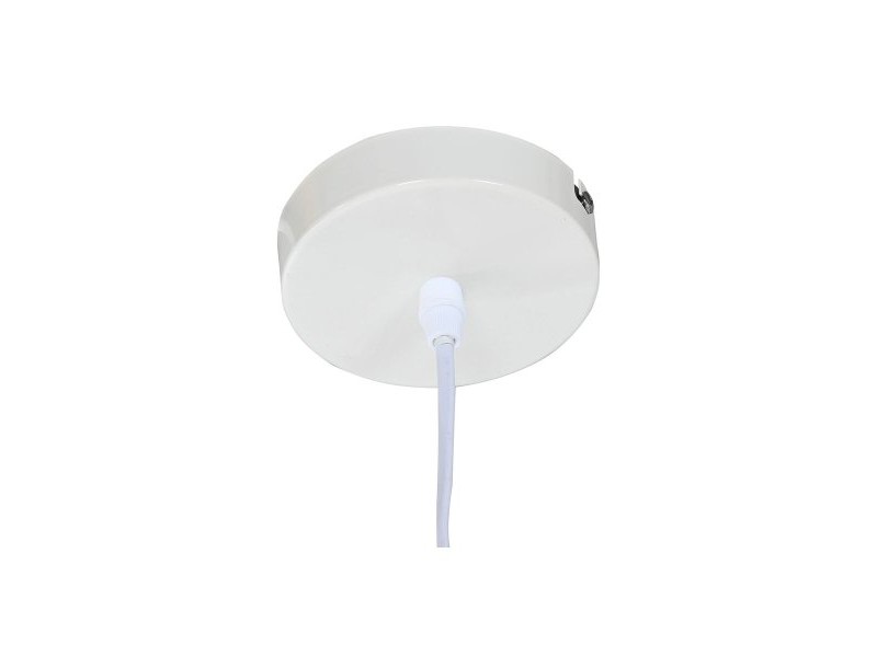 Полилей Home ESPRIT Син Бял Метал 50 W 32,5 x 32,5 x 30 cm