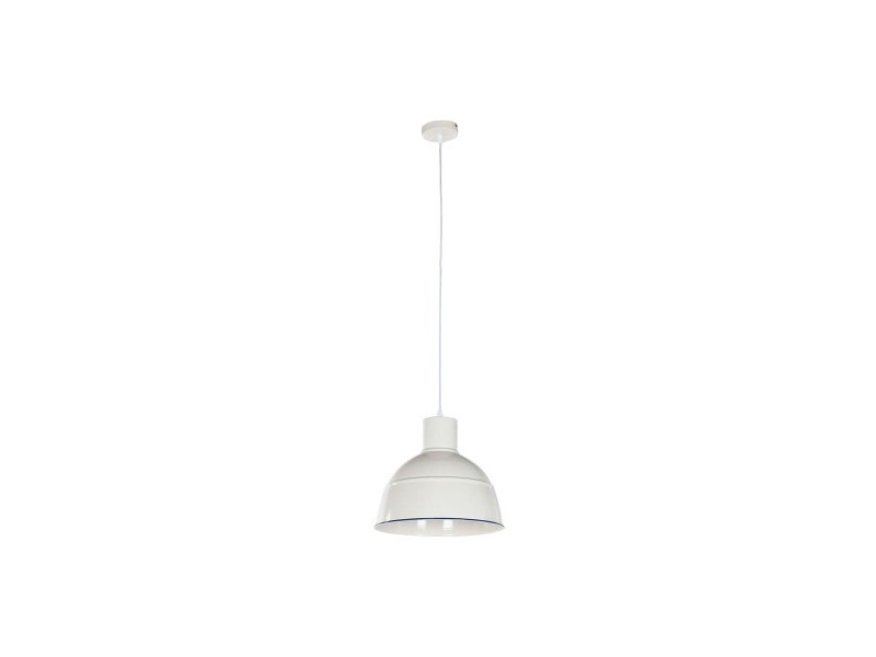 Полилей Home ESPRIT Син Бял Метал 50 W 32,5 x 32,5 x 30 cm