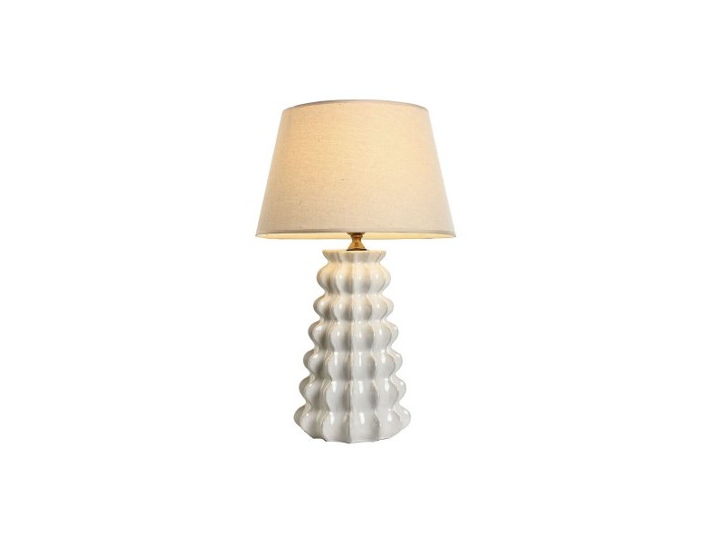 Настолна лампа Home ESPRIT Бял Порцелан 50 W 220 V 40 x 40 x 65 cm