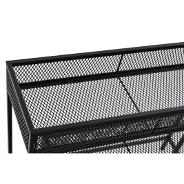 Комплект саксии Home ESPRIT Черен Метал 70 x 25 x 60 cm