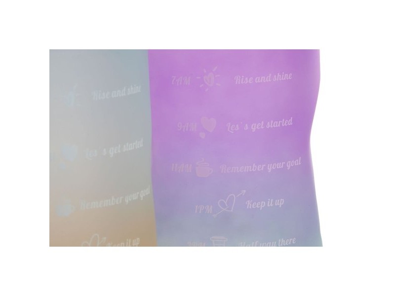 Бутилка за вода Home ESPRIT Син Розов цвят тюркоаз Люляк полипропилен PET 2 L (3 броя)