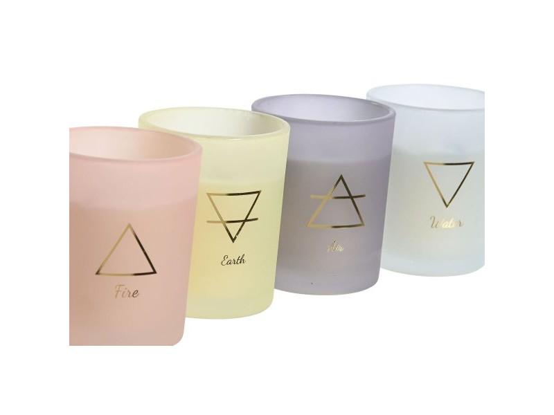 Ароматизирана Свещ Home ESPRIT Град 200 g (4 броя)