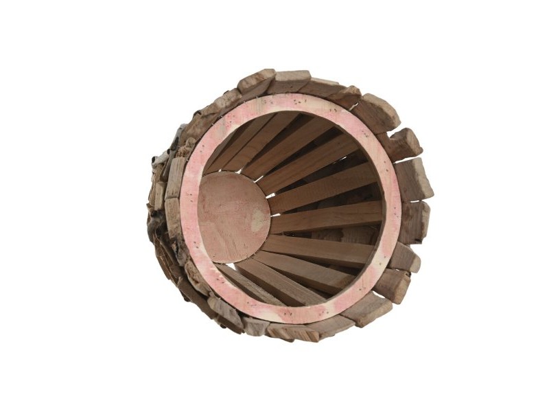 Комплект саксии Home ESPRIT Кафяв Дърво от пауловния 35 x 35 x 45 cm (2 Части)