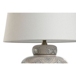 Настолна лампа Home ESPRIT Бял Бежов Керамика 50 W 220 V 43,5 x 43,5 x 61 cm