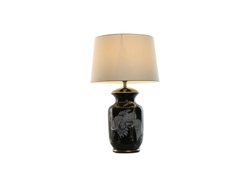 Настолна лампа Home ESPRIT Черен Златен Керамика 50 W 220 V 40 x 40 x 70 cm Настолна лампа Home ESPRIT Черен Златен Керамика 50 W 220 V 40 x 40 x 70 cm