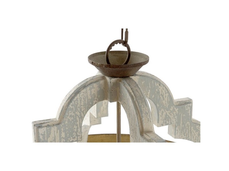 Полилей Home ESPRIT Бял Бронз Желязо Ела 40 W 63 x 63 x 74 cm