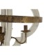 Полилей Home ESPRIT Бял Бронз Желязо Ела 40 W 63 x 63 x 74 cm
