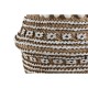 Саксия Home ESPRIT Бял Кафяв Бежов Светло кафяв Цимент Тропически 25 x 25 x 18 cm