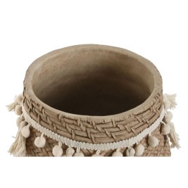 Комплект саксии Home ESPRIT Светло кафяв Цимент Тропически 30 x 29 x 25 cm