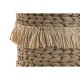 Комплект саксии Home ESPRIT Кафяв Рафия Цимент Тропически 23 x 22 x 25 cm