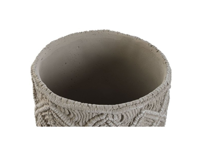 Комплект саксии Home ESPRIT Светло сив Цимент 20 x 20 x 18 cm