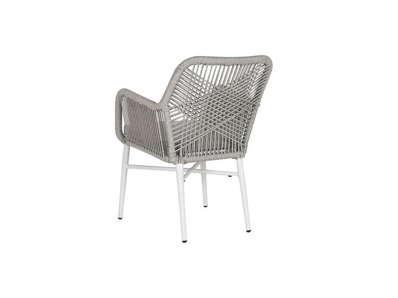 Градинско кресло Home ESPRIT Бял Сив Алуминий синтетичен ратан 57 x 63 x 84 cm Градинско кресло Home ESPRIT Бял Сив Алуминий синтетичен ратан 57 x 63 x 84 cm