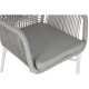 Градинско кресло Home ESPRIT Бял Сив Алуминий синтетичен ратан 57 x 63 x 84 cm Градинско кресло Home ESPRIT Бял Сив Алуминий синтетичен ратан 57 x 63 x 84 cm
