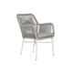Градинско кресло Home ESPRIT Бял Сив Алуминий синтетичен ратан 57 x 63 x 84 cm Градинско кресло Home ESPRIT Бял Сив Алуминий синтетичен ратан 57 x 63 x 84 cm