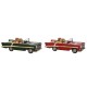 Коледна Украса Home ESPRIT Червен Зелен 37 x 15,5 x 12 cm (2 броя)