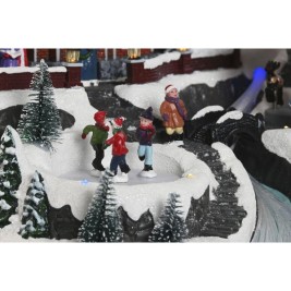 Коледна Украса Home ESPRIT Многоцветен Музикален 33 X 31 X 38 cm