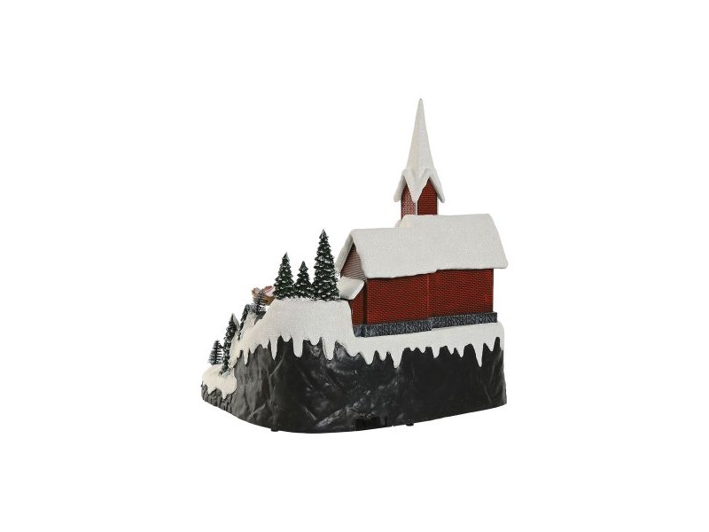 Коледна Украса Home ESPRIT Многоцветен Музикален 33 X 31 X 38 cm