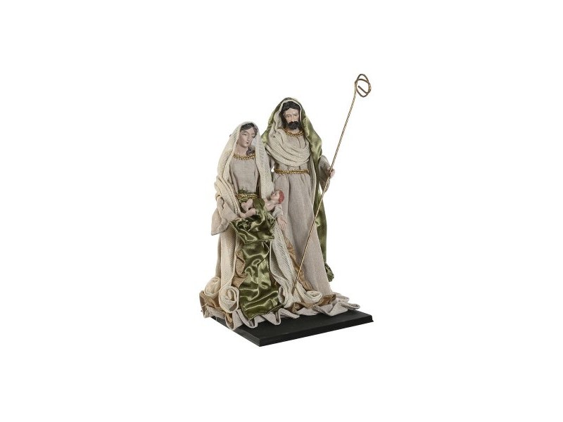 Рождествена Коледна Сцена Home ESPRIT Зелен Бежов 27 x 24 x 40 cm