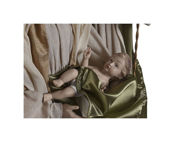 Рождествена Коледна Сцена Home ESPRIT Зелен Бежов 48 x 28 x 90 cm Рождествена Коледна Сцена Home ESPRIT Зелен Бежов 48 x 28 x 90 cm