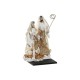 Рождествена Коледна Сцена Home ESPRIT Бял Златен 27 x 24 x 40 cm