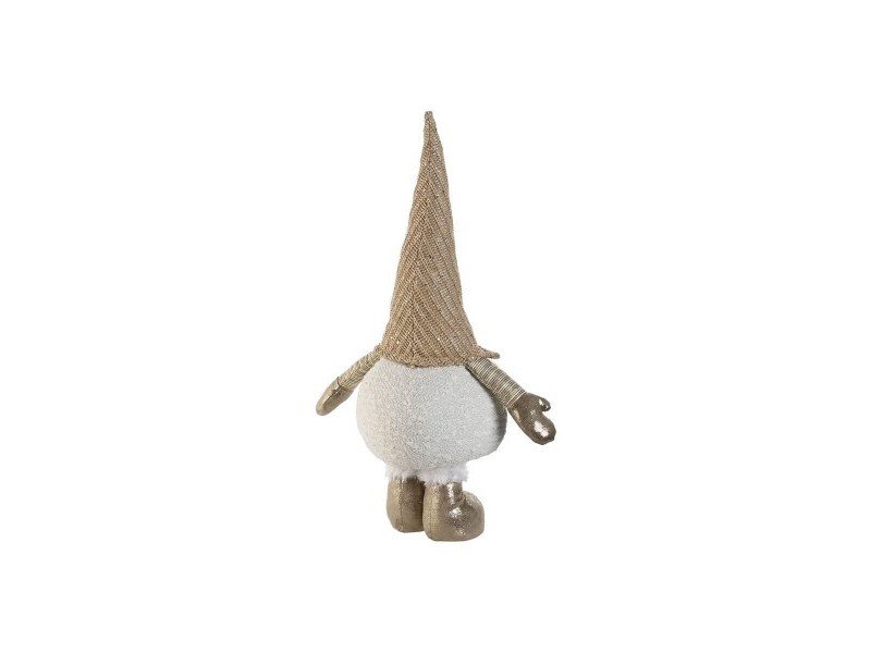 Коледна Украса Home ESPRIT Бял Бежов Гном 30 x 20 x 58 cm (2 броя)