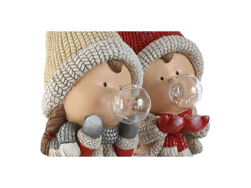 Коледна Украса Home ESPRIT Бял Червен Бежов 16,5 x 22 x 45 cm (2 броя) Коледна Украса Home ESPRIT Бял Червен Бежов 16,5 x 22 x 45 cm (2 броя)