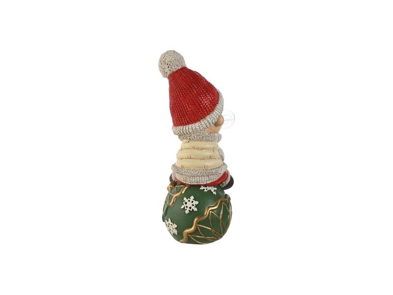 Коледна Украса Home ESPRIT Бял Червен Зелен 20,5 x 23 x 51 cm (2 броя)
