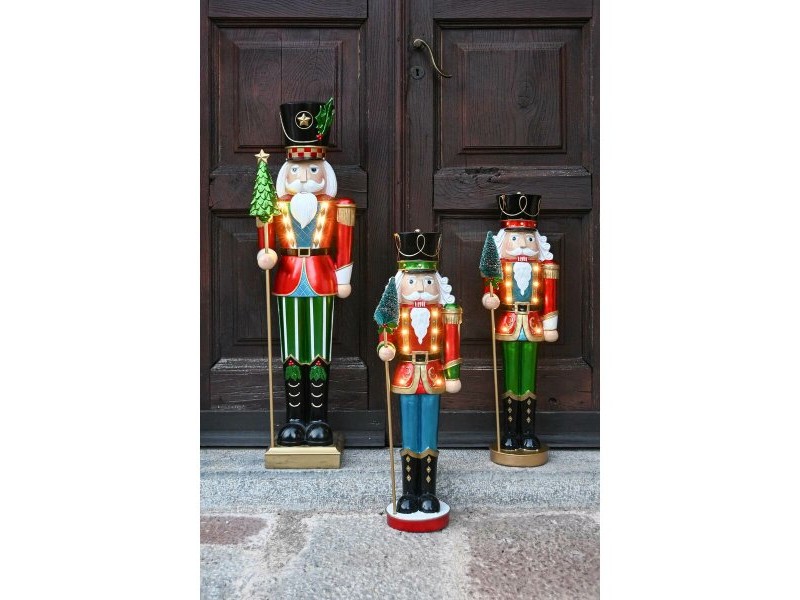 Орехотрошачка Home ESPRIT Червен Зелен Смола 27 x 17 x 93 cm