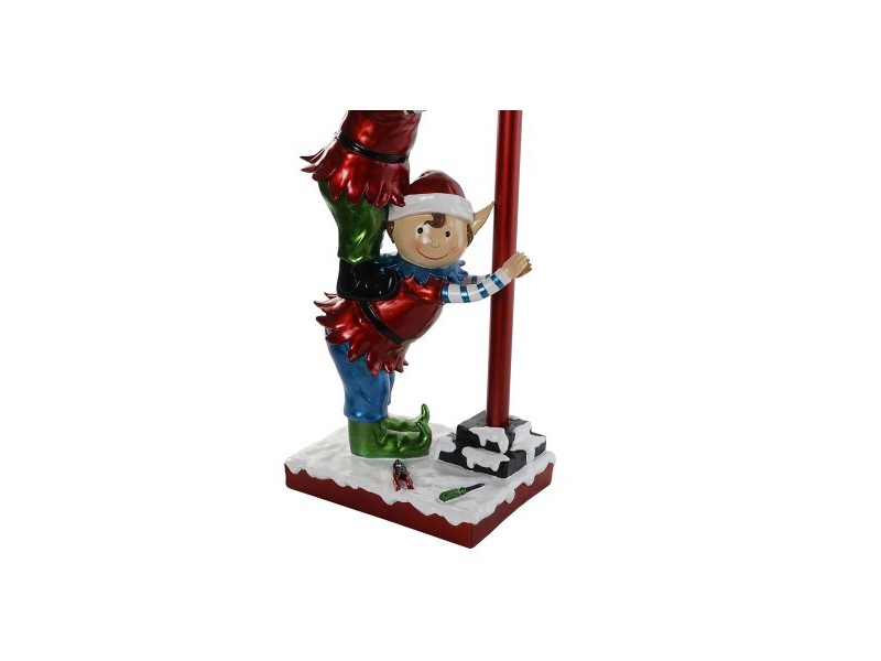 Коледна Украса Home ESPRIT Многоцветен Елф 35 x 28,5 x 81 cm