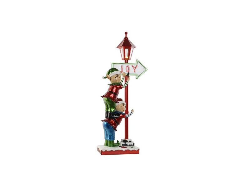 Коледна Украса Home ESPRIT Многоцветен Елф 35 x 28,5 x 81 cm