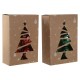 Коледни топки Home ESPRIT Червен Зелен PVC 20 x 10 x 30 cm (2 броя)