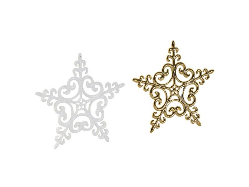 Коледни топки Home ESPRIT Златен полиетилен 28 x 6 x 24 cm (55 Части)
