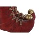 Саксия Home ESPRIT Червен Зелен Златен Магнезиев Елф 31,5 x 29 x 38 cm Коледа
