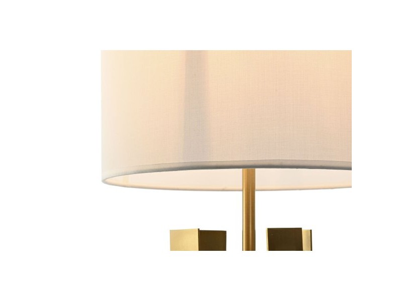 Настолна лампа Home ESPRIT Бял Златен Желязо 50 W 220 V 35 x 35 x 78 cm