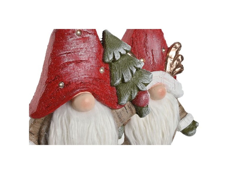 Коледна Украса Home ESPRIT Бял Червен Гном 25 x 11,5 x 38 cm (2 броя) Коледна Украса Home ESPRIT Бял Червен Гном 25 x 11,5 x 38 cm (2 броя)