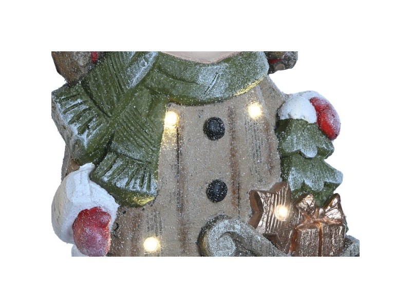 Коледна Украса Home ESPRIT Кафяв Червен 23 x 10,5 x 40 cm (2 броя)